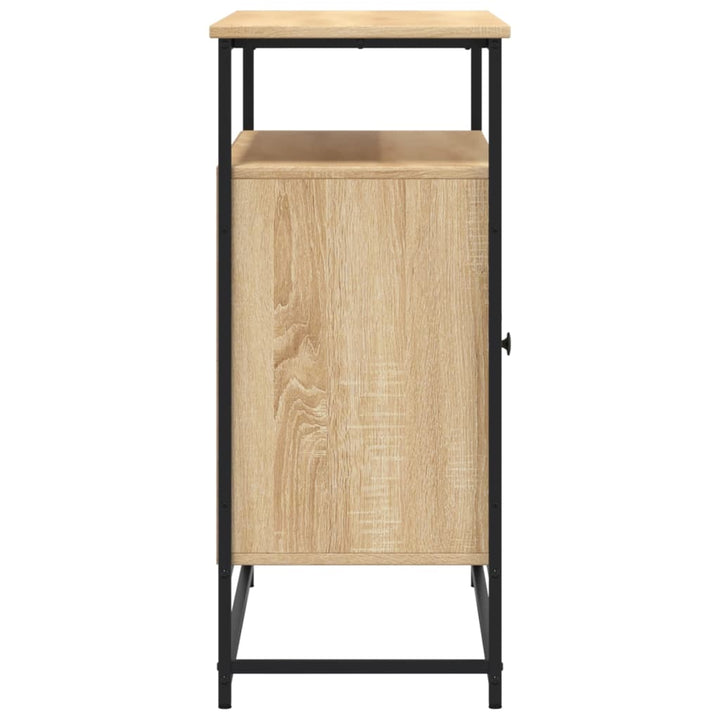 skænk 100x35x80 cm konstrueret træ sonoma-eg