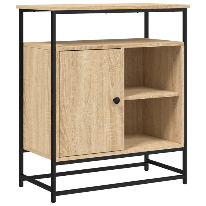 skænk Sonoma eg 69x35x80 cm konstrueret træ