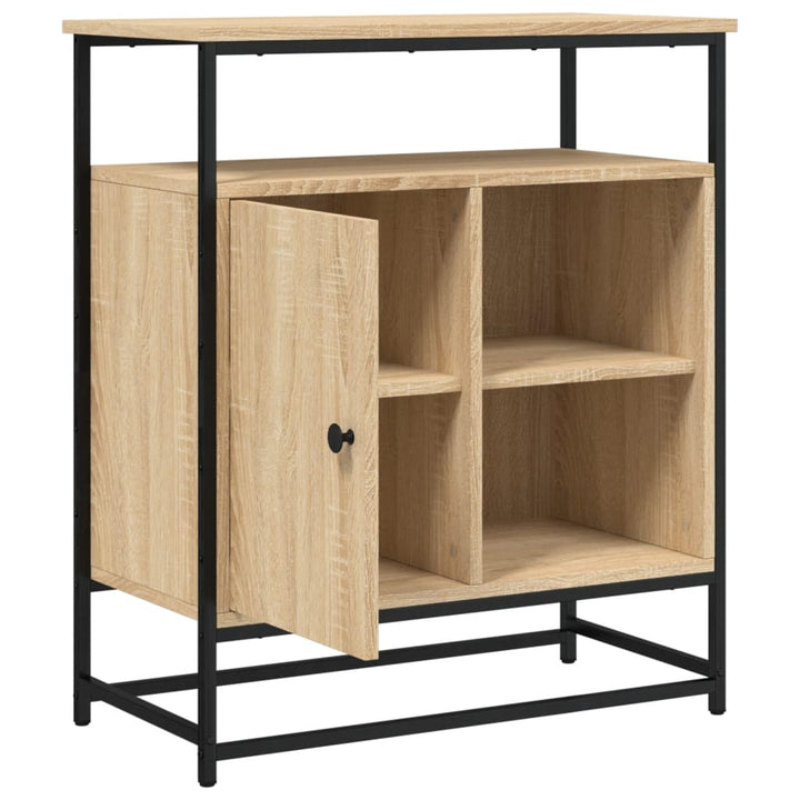 skænk Sonoma eg 69x35x80 cm konstrueret træ