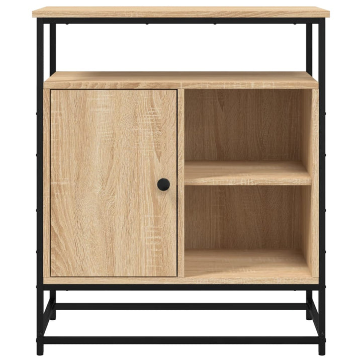 skænk Sonoma eg 69x35x80 cm konstrueret træ