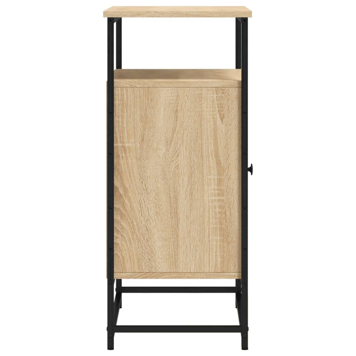 skænk Sonoma eg 69x35x80 cm konstrueret træ