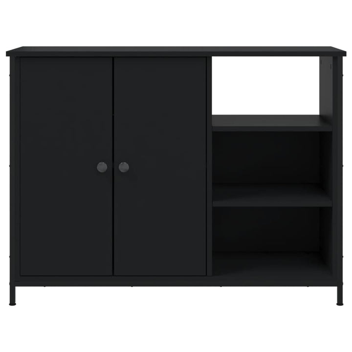 skænk 100x33x75 cm konstrueret træ sort