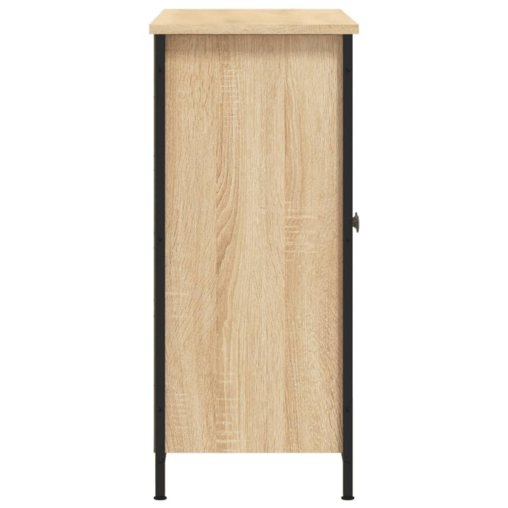 skænk 100x33x75 cm konstrueret træ sonoma-eg