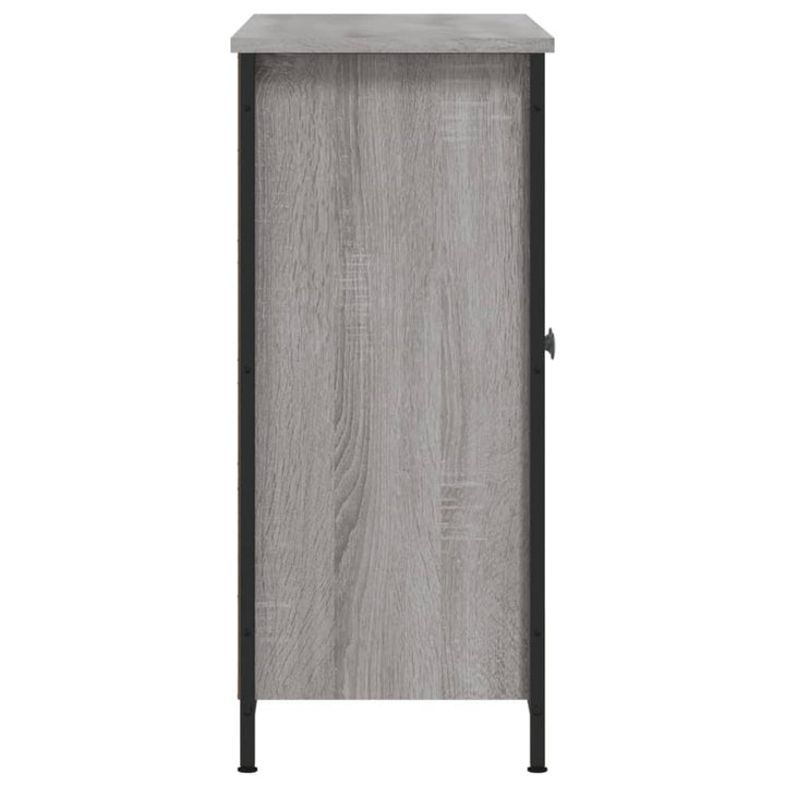 skænk 100x33x75 cm konstrueret træ grå sonoma-eg