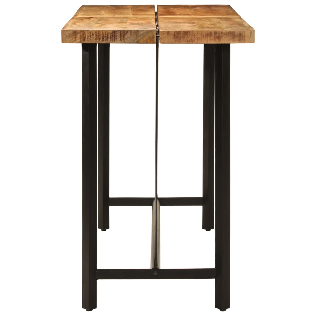 barbord 180x70x107 cm massivt mangotræ og jern