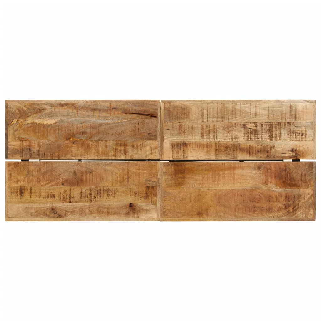 barbord 180x70x107 cm massivt mangotræ og jern