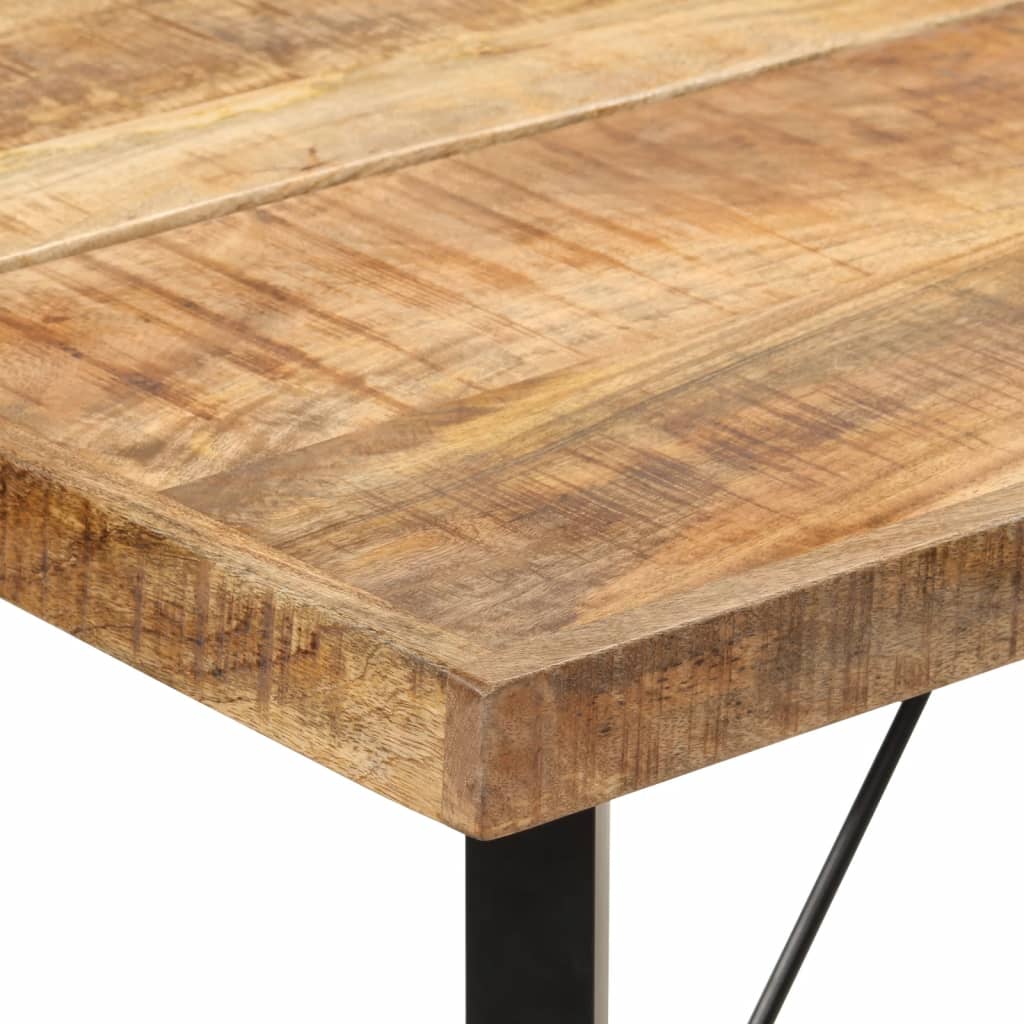 barbord 180x70x107 cm massivt mangotræ og jern