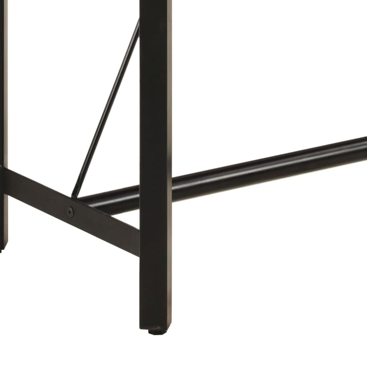 barbord 180x70x107 cm massivt mangotræ og jern