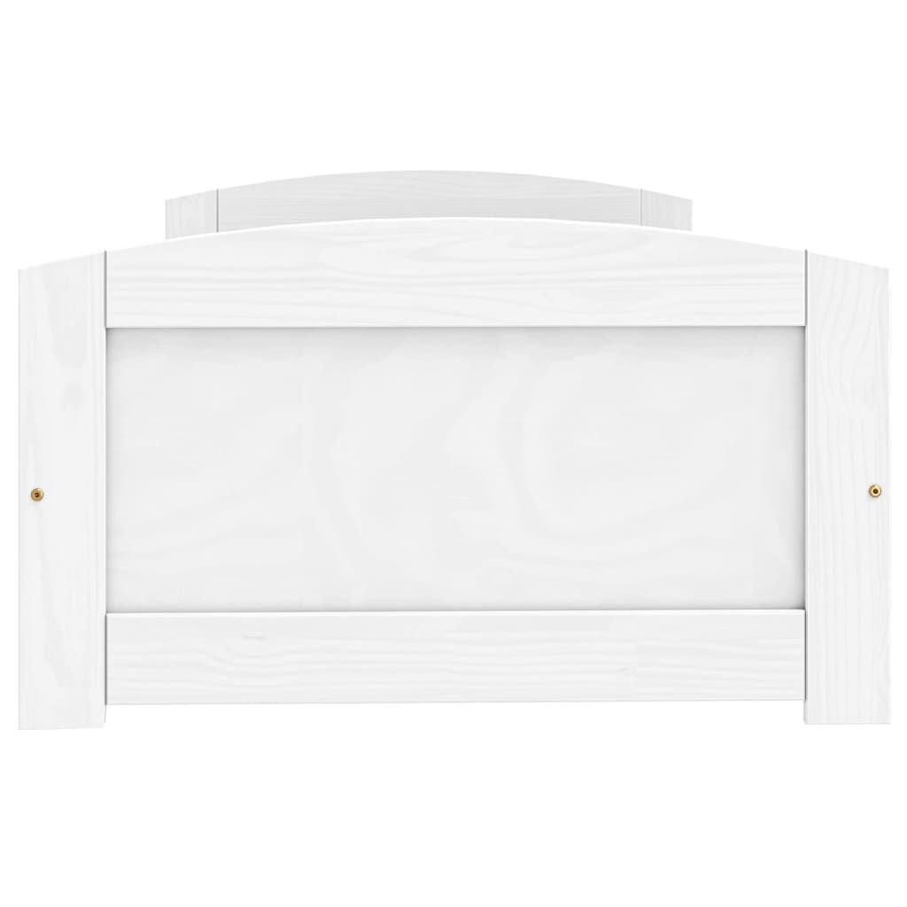 daybed med to skuffer IRUN hvid 90x200 cm massivt fyrretræ