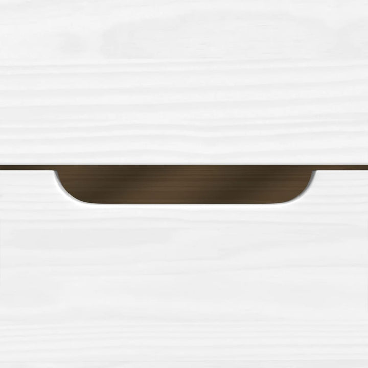 daybed med to skuffer IRUN hvid 90x200 cm massivt fyrretræ