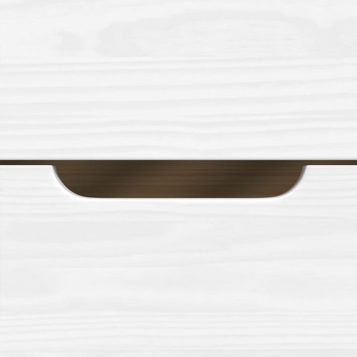 daybed med tre skuffer IRUN hvid 90x200 cm massivt fyrretræ
