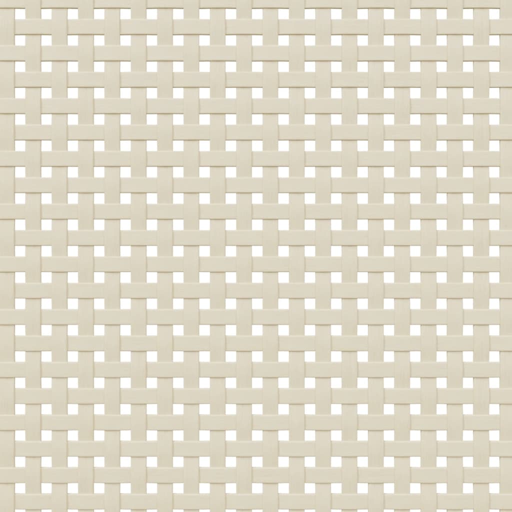 klædeskab SENJA 90x55x175 cm rattan-look massivt fyrretræ hvid