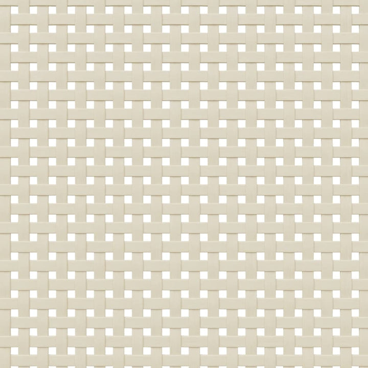 klædeskab SENJA 90x55x175 cm rattan-look massivt fyrretræ hvid