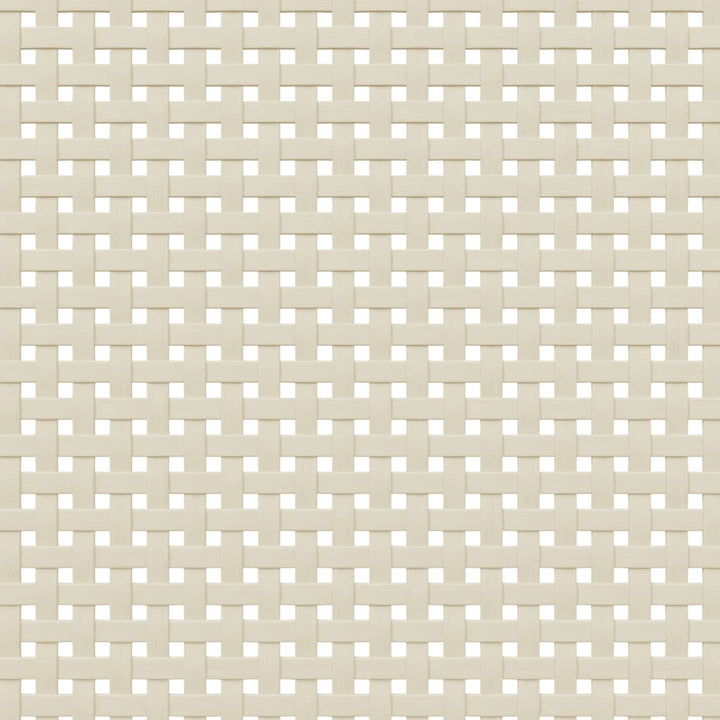 skænk SENJA 90x40x112 cm rattan-look massivt fyrretræ hvid