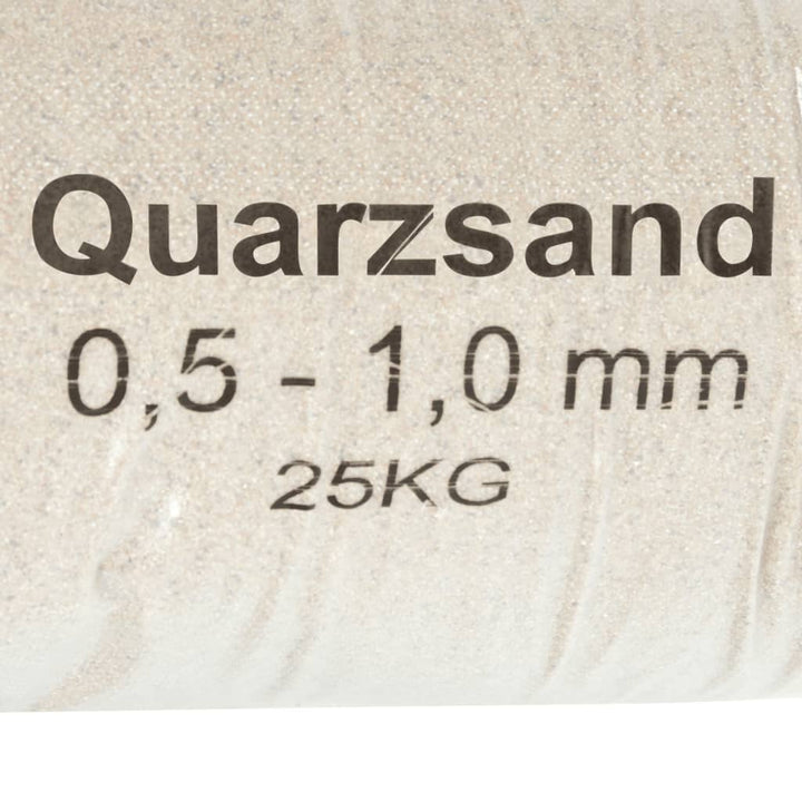 filtersand 25 kg 0,5-1,0 mm