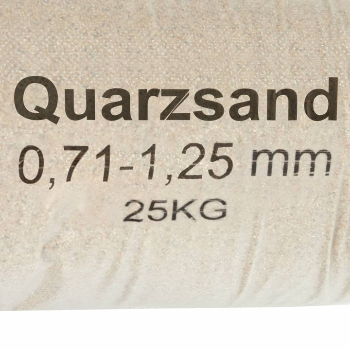 filtersand 25 kg 0,71-1,25 mm
