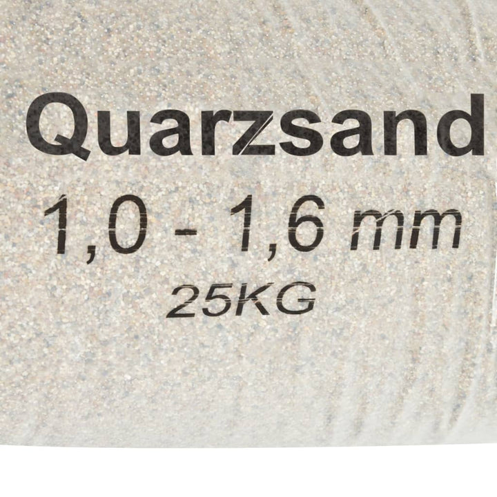 filtersand 25 kg 0,5-1,0 mm