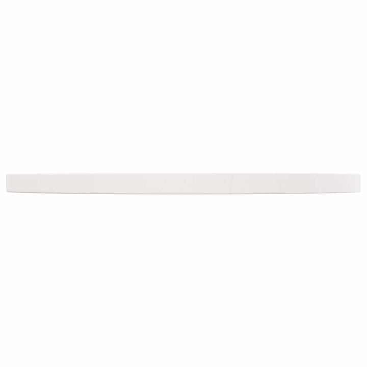 bordplade Ø60x3 cm rund massivt fyrretræ hvid