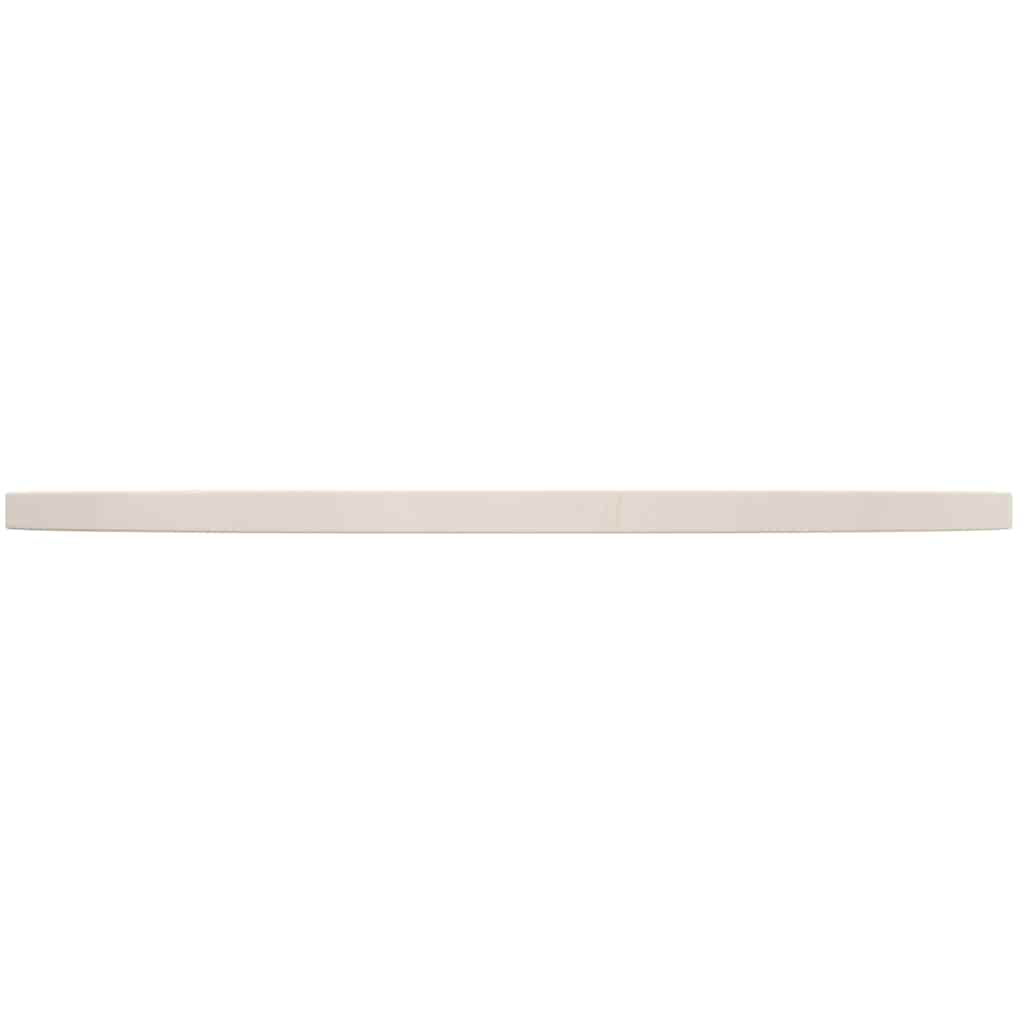 bordplade Ø70x3 cm rund massivt fyrretræ hvid
