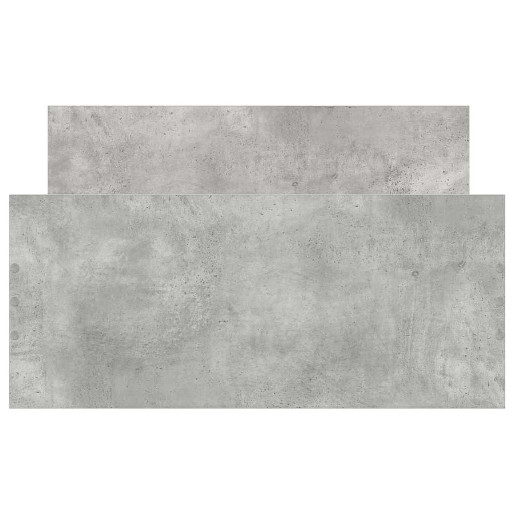 sengeramme 90x200 cm konstrueret træ betongrå
