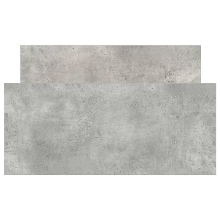 sengeramme 100x200 cm konstrueret træ betongrå