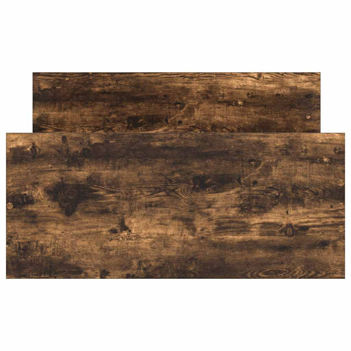 sengeramme 75x190 cm uden madras konstrueret træ røget eg