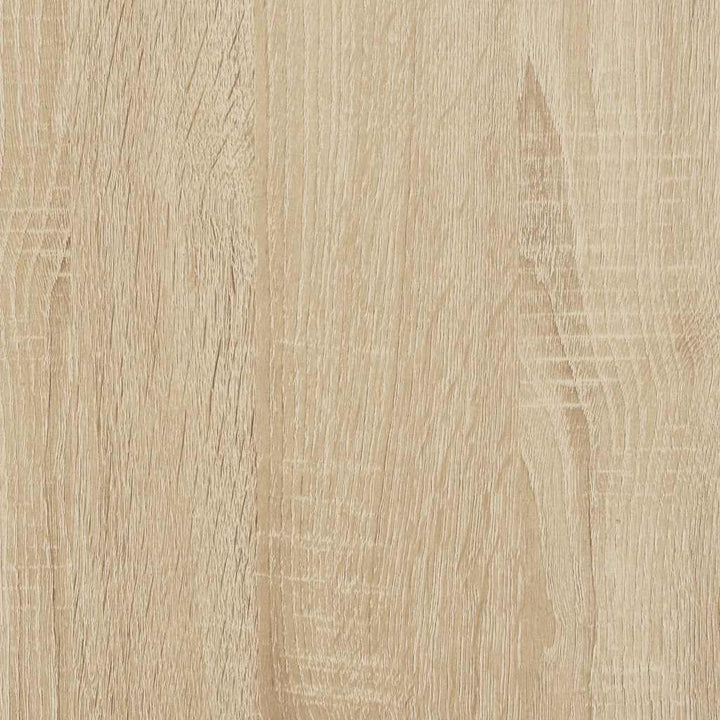 sengeramme med sengegavl og fodgærde 90x190 cm sonoma-eg