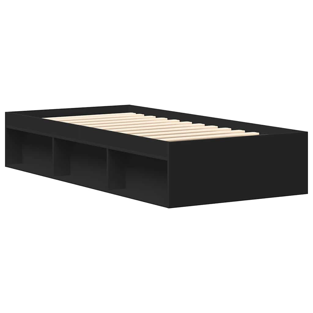 sengeramme 90x200 cm sort