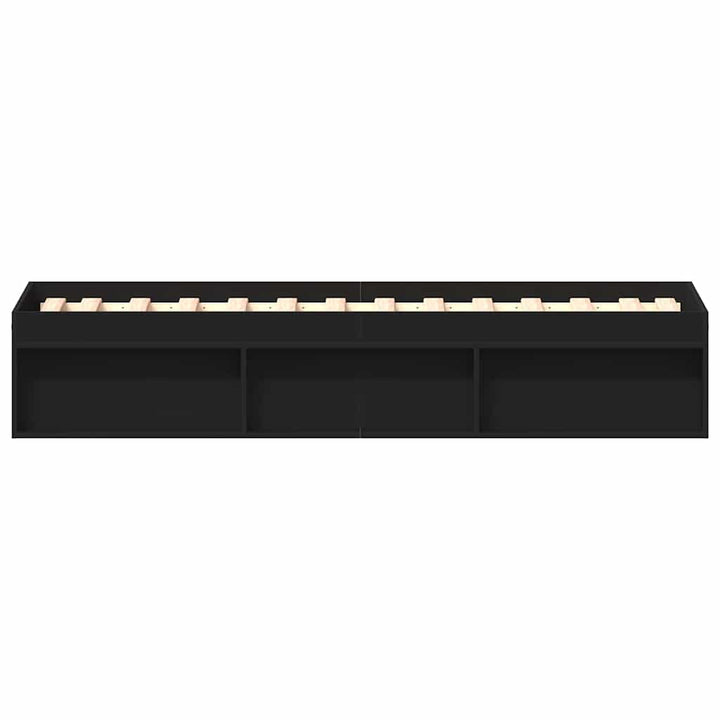 sengeramme 90x200 cm sort