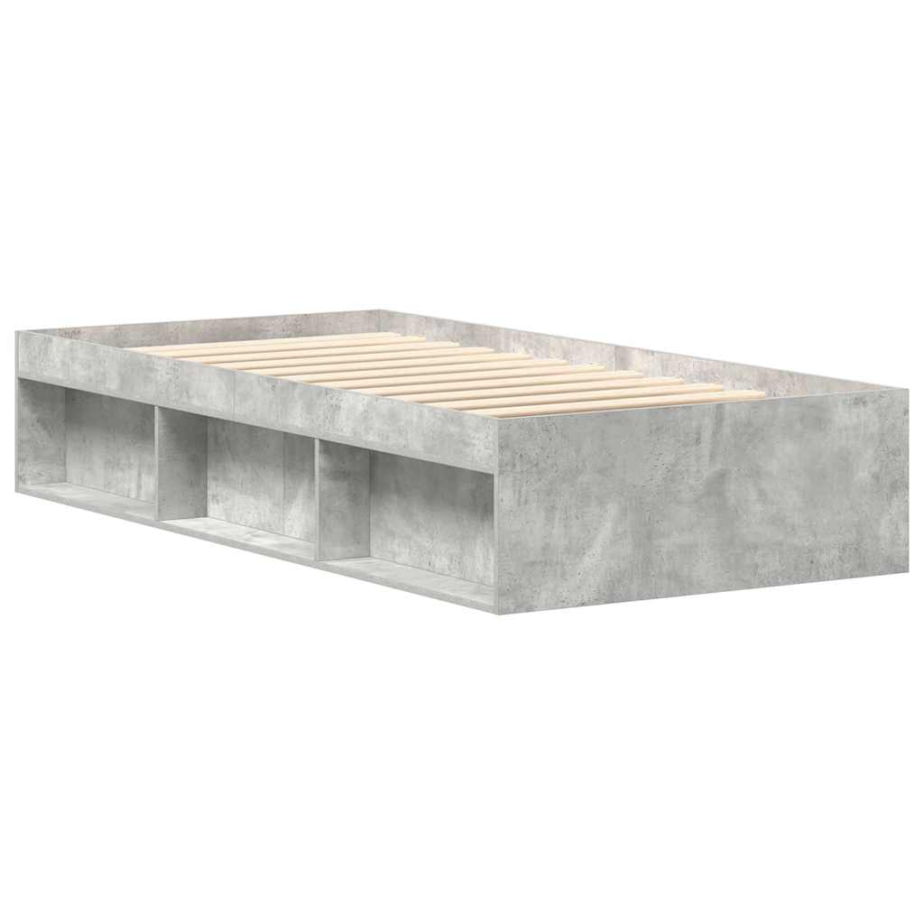 sengeramme 90x200 cm betongrå