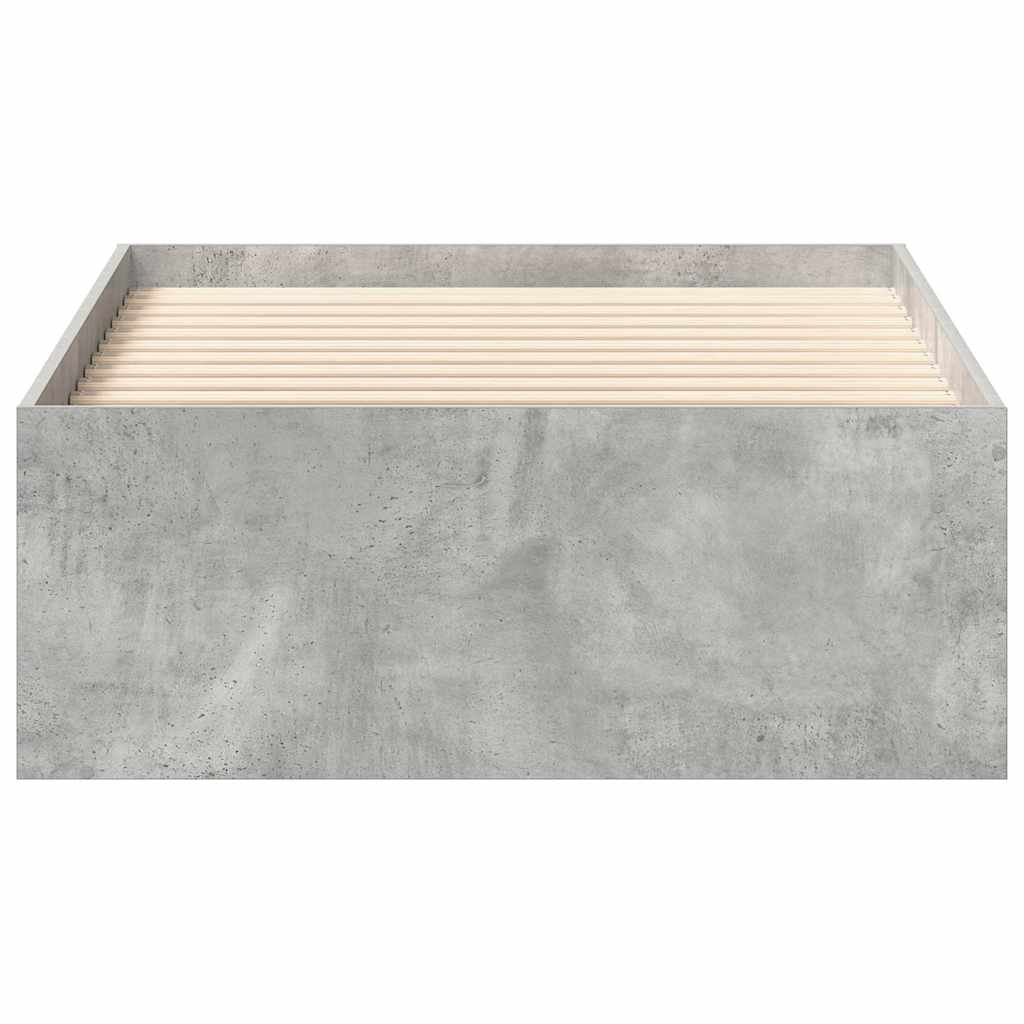 sengeramme 90x200 cm betongrå