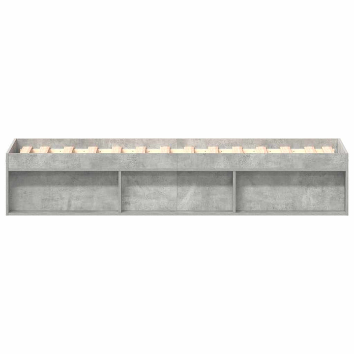 sengeramme 90x200 cm betongrå