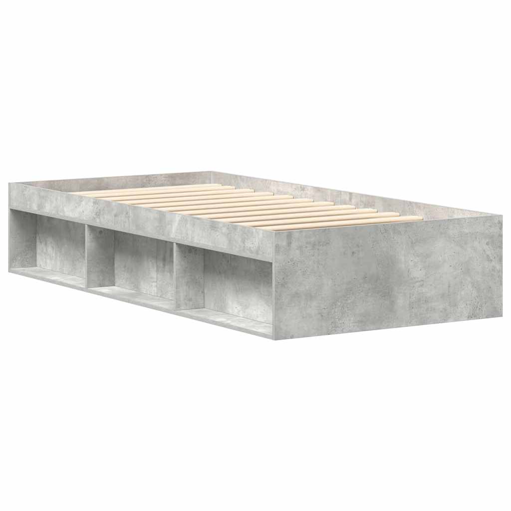 sengeramme 90x200 cm betongrå