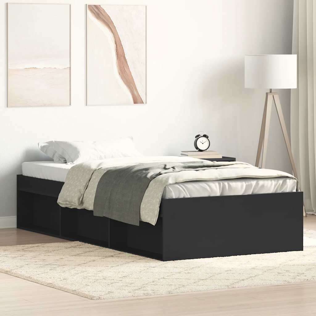 sengeramme 100x200 cm sort