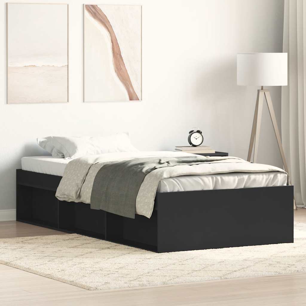 sengeramme 100x200 cm sort