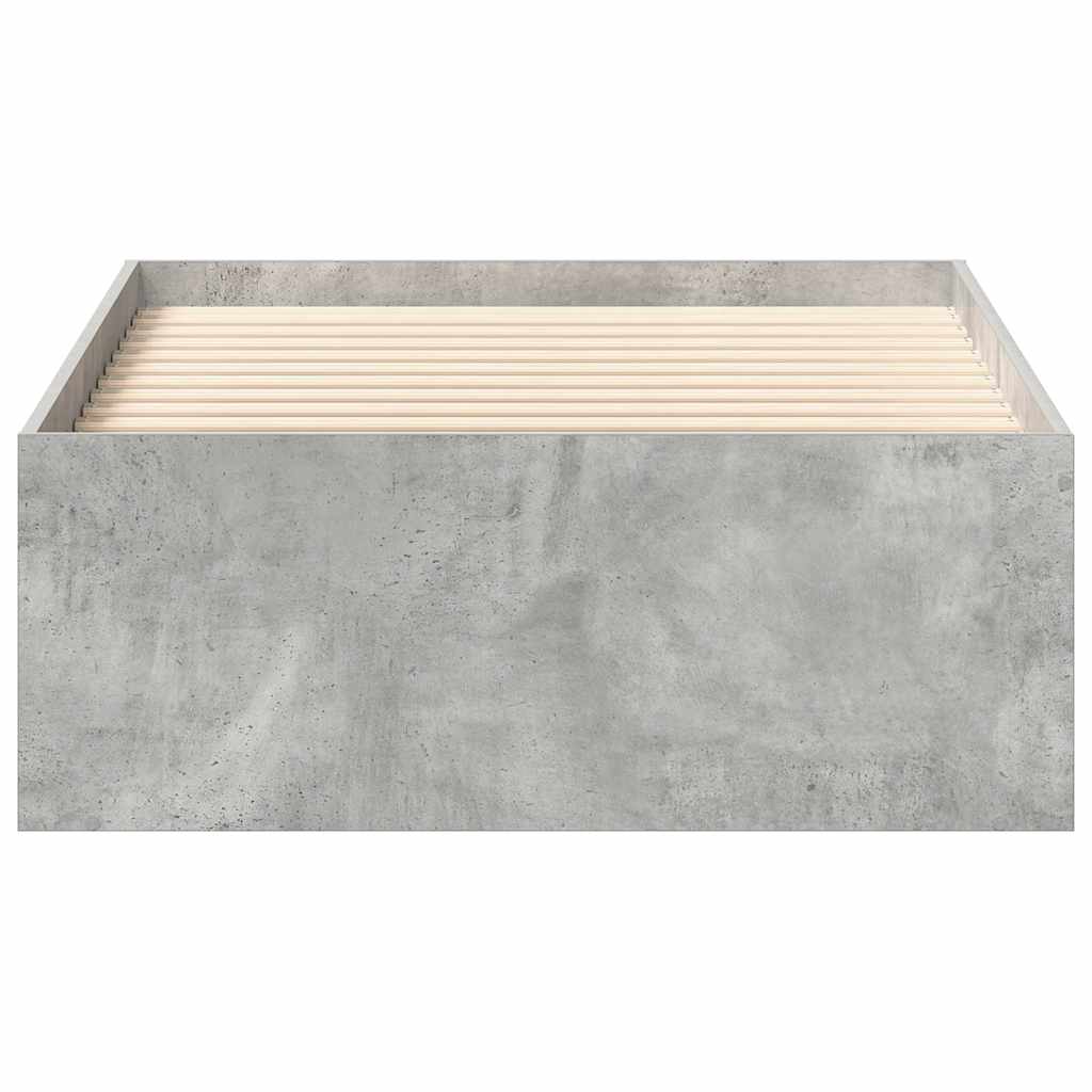 sengeramme 100x200 cm betongrå