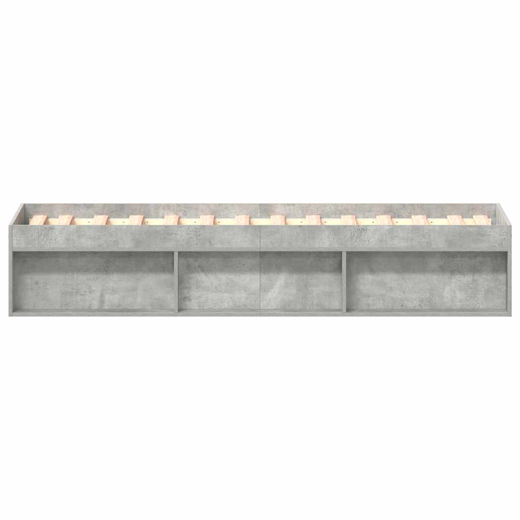 sengeramme 100x200 cm betongrå