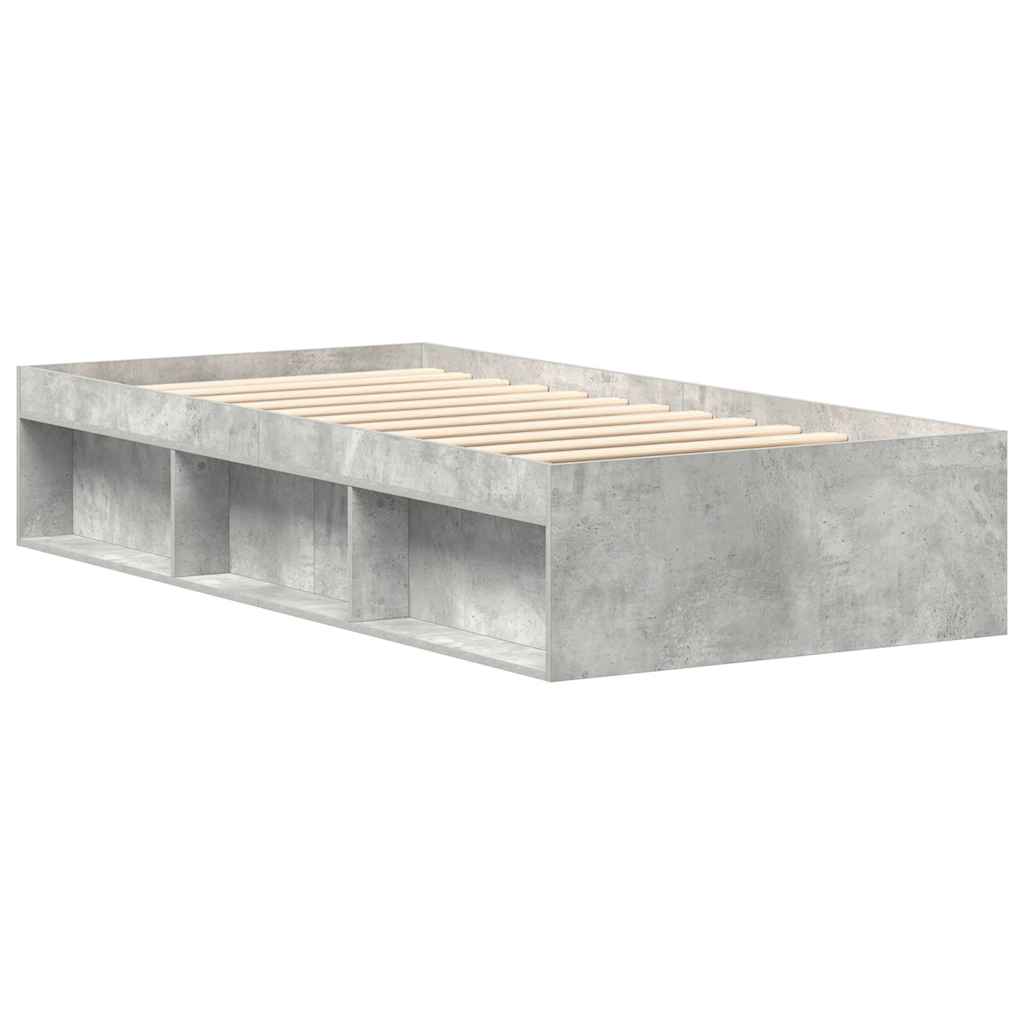 sengeramme 100x200 cm betongrå