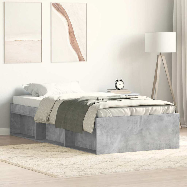 sengeramme 100x200 cm betongrå