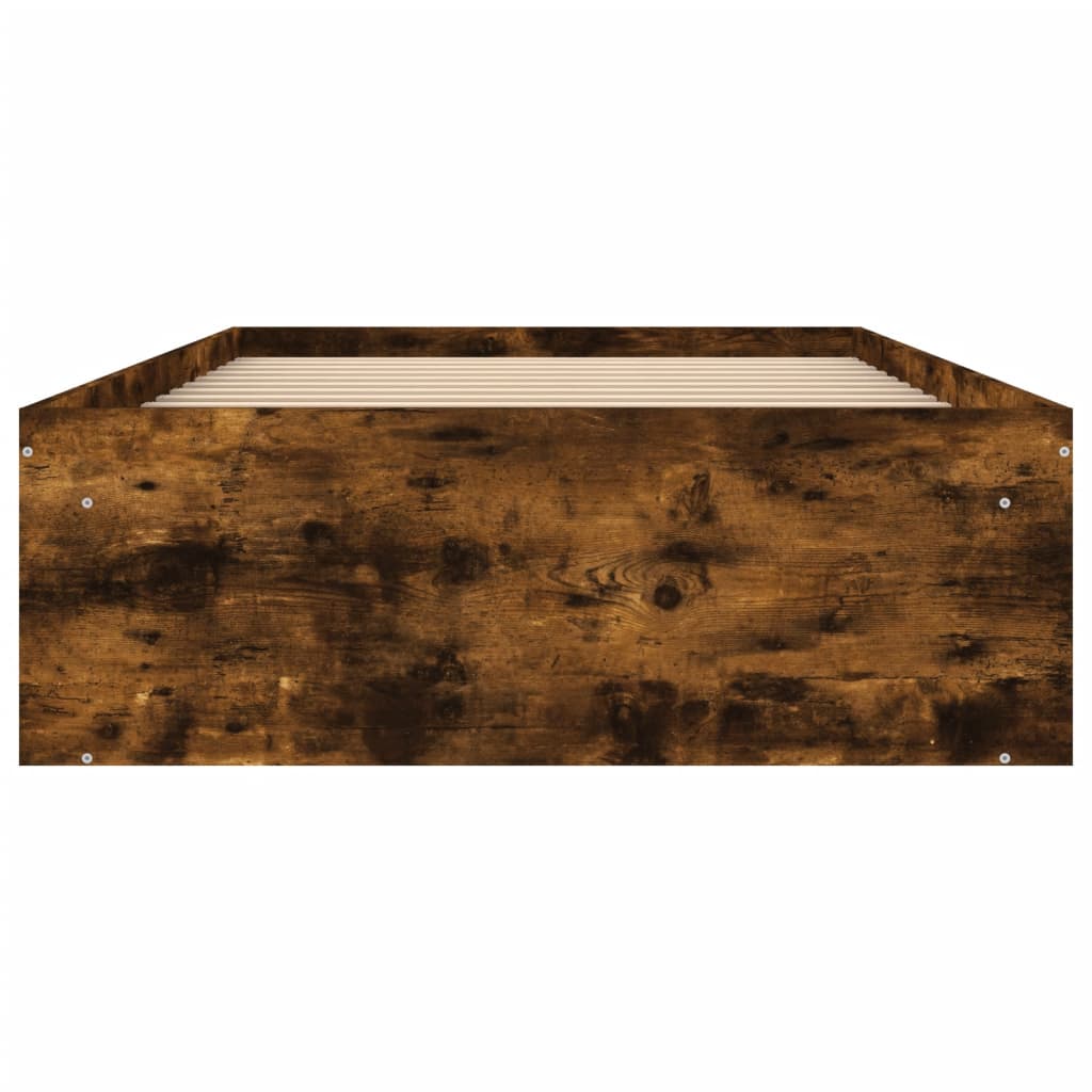 sengeramme 100x200 cm røget egetræsfarve