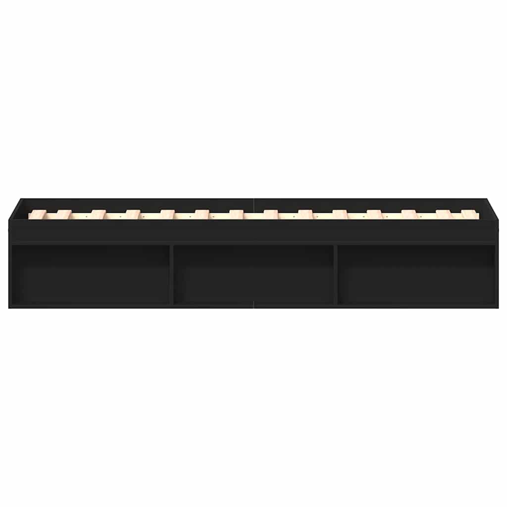 sengeramme 90x190 cm sort