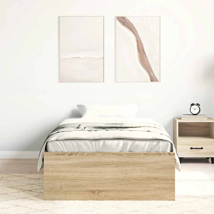 sengeramme 90x190 cm sonoma-eg