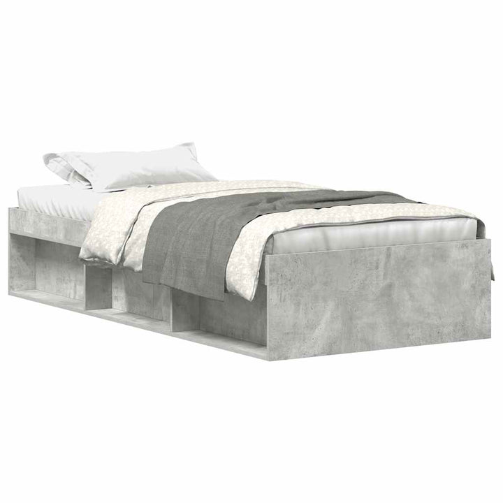 sengeramme 90x190 cm betongrå
