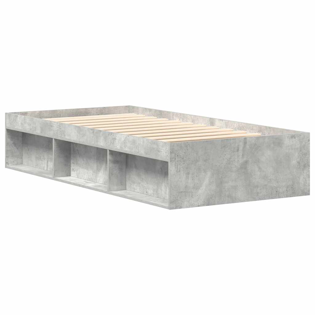 sengeramme 90x190 cm betongrå