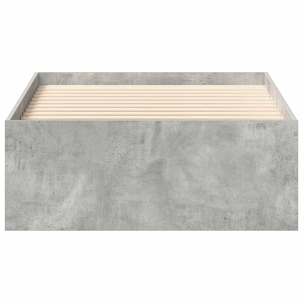 sengeramme 90x190 cm betongrå
