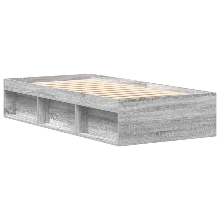 sengeramme 90x190 cm grå sonoma-eg