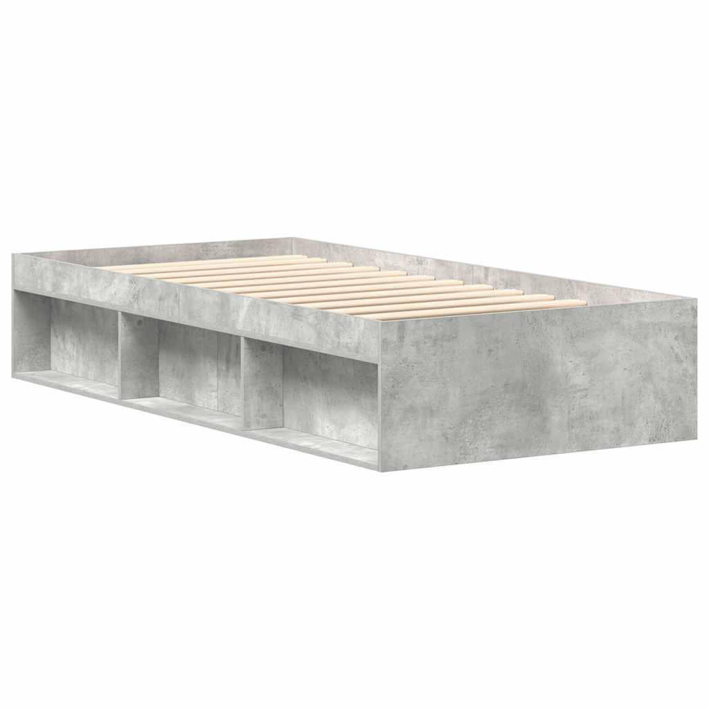 sengeramme 75x190 cm betongrå