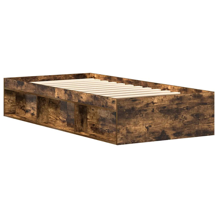 sengeramme 75x190 cm røget egetræsfarve