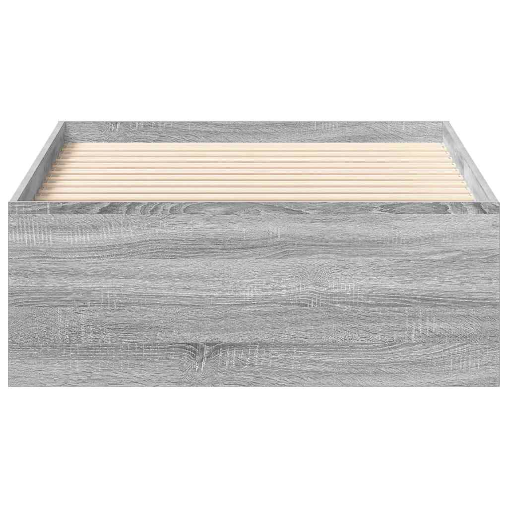 sengeramme 75x190 cm grå sonoma-eg