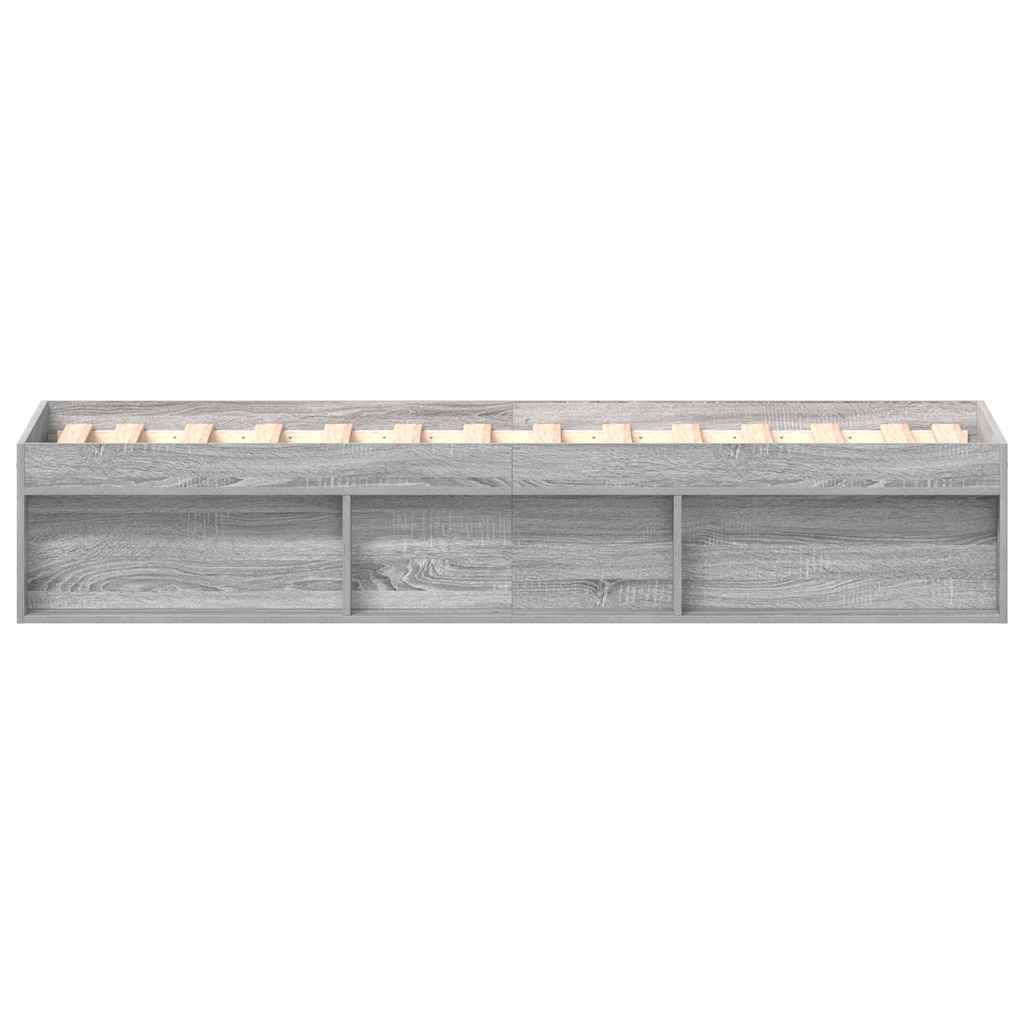 sengeramme 75x190 cm grå sonoma-eg